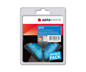 AgfaPhoto 2er-Pack - 24 ml - Farbe (Cyan, Magenta, Gelb)...