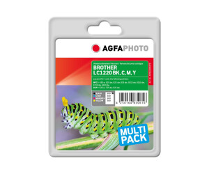 AgfaPhoto Multi pack - 4er-Pack - Schwarz, Gelb, Cyan,...