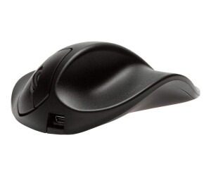 Bakker Elkhuizen Handshoemouse Medium - Mouse - ergonomic - for right -handed - 3 keys - wireless - wireless recipient (USB)