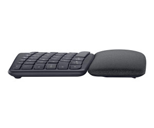 Logitech ERGO K860 - Tastatur - kabellos - 2.4 GHz, Bluetooth 5.0