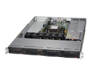 Supermicro SuperServer 5019p -WTR - Server - Rack Montage - 1U - 1 -Weg - No CPU - RAM 0 GB - SATA - Hot -Swap 8.9 cm (3.5 ")
