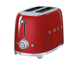 SMEG 50s Style TSF01RDEU - Toaster - 2 Scheibe