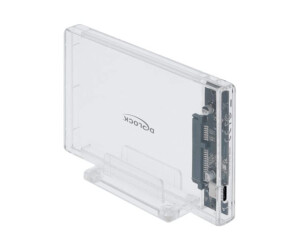 Delock External Enclosure for 2.5" SATA HDD / SSD with USB Type-C - Speichergehäuse - 2.5" (6.4 cm)