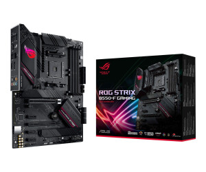 ASUS ROG STRIX B550-F GAMING - Motherboard - ATX - Socket AM4 - AMD B550 Chipsatz - USB-C Gen2, USB 3.2 Gen 1, USB 3.2 Gen 2 - 2.5 Gigabit LAN - Onboard-Grafik (CPU erforderlich)