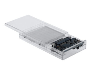 Delock External Dual Enclosure for 2 x 2.5" SATA HDD / SSD with USB Type-C - Speichergehäuse - 2.5" (6.4 cm)