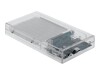 Delock External Dual Enclosure for 2 x 2.5" SATA HDD / SSD with USB Type-C - Speichergehäuse - 2.5" (6.4 cm)