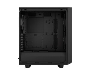 Fractal Design Meshify 2 Compact - PC - Steel - Hardened glass - Black - ATX - Micro ATX - Mini -ITX - Gaming - 16.9 cm