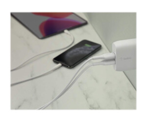 Belkin BoostCharge - Netzteil - 24 Watt - 2 Ausgabeanschlussstellen (USB)