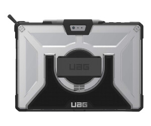 Urban Armor Gear UAG Rugged Case for Surface Pro 7+/7/5/LTE/4 W/Handstrap & Shoulder Strap - ICE - rear cover for tablet - resistant - black, ICE - for Microsoft Surface Pro (mid -2017)