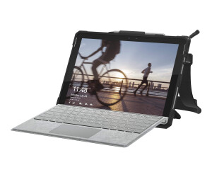 Urban Armor Gear UAG Rugged Case for Surface Pro 7+/7/6/5/LTE/4 w/ Handstrap & Shoulder Strap - Ice - Hintere Abdeckung für Tablet - widerstandsfähig - Schwarz, Ice - für Microsoft Surface Pro (Mitte 2017)