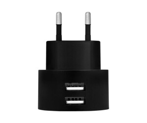 LogiLink 2-Port USB Wall Charger - Netzteil - 10.5 Watt - 2.1 A - 2 Ausgabeanschlussstellen (USB)