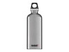 Sigg drinking bottle Traveler 0.6 l gray - 600 ml - sports - aluminum - aluminum - adult - screw cap
