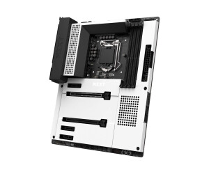 NZXT N7 Z590 Matte White - Motherboard - ATX - LGA1200-Sockel - Z590 Chipsatz - USB-C Gen2, USB 3.2 Gen 1, USB 3.2 Gen 2, USB-C Gen 2x2 - 2.5 Gigabit LAN, Wi-Fi, Bluetooth - Onboard-Grafik (CPU erforderlich)
