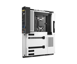 NZXT N7 Z590 Matte White - Motherboard - ATX - LGA1200-Sockel - Z590 Chipsatz - USB-C Gen2, USB 3.2 Gen 1, USB 3.2 Gen 2, USB-C Gen 2x2 - 2.5 Gigabit LAN, Wi-Fi, Bluetooth - Onboard-Grafik (CPU erforderlich)