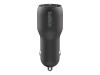 Belkin BoostCharge Dual Charger - Auto-Netzteil - 24 Watt - 4.8 A - 2 Ausgabeanschlussstellen (USB)