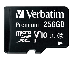 Verbatim Premium-Flash memory card (SD adapter included)