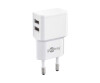 Goobay USB-C charger set - Netzteil - 12 Watt - 2.4 A - 2 Ausgabeanschlussstellen (USB)
