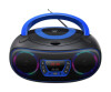 Inter Sales Denver TCL -212BT - Ghettoblaster - 4 watts - blue