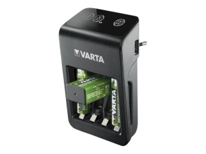 Varta LCD Plug Charger+ - 4 Std. Batterieladeger&auml;t /...