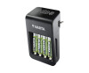 Varta LCD Plug Charger+ - 4 Std. Batterieladegerät / Stromadapter - (für 4xAA/AAA, 1x9V)