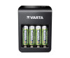 VARTA LCD plug Charger+ - 4 hours. Battery charger / power adapter - (for 4xAA / AAA, 1x9v)