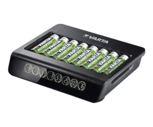Varta LCD MULTI CHARGER+ - 4 Std. Batterieladegerät - (für 8xAA/AAA)