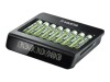 Varta LCD MULTI CHARGER+ - 4 Std. Batterieladegerät - (für 8xAA/AAA)