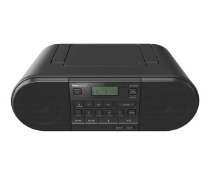Panasonic RX-D550E - Radio - 20 Watt - Schwarz