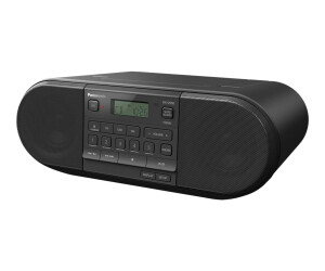 Panasonic RX-D550E - Radio - 20 Watt - Schwarz