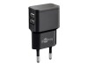 Goobay USB-C charger set - Netzteil - 12 Watt - 2.4 A - 2 Ausgabeanschlussstellen (USB)