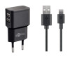 Goobay USB-C charger set - Netzteil - 12 Watt - 2.4 A - 2 Ausgabeanschlussstellen (USB)