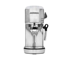 Gastroback Design Espresso Piccolo - Kaffeemaschine mit Cappuccinatore