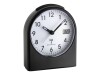 TFA 400981602389 - Mechanical alarm clock - round - black - plastic - analog - battery/battery