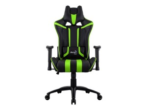 Aerocool Gaming chair AC120 Air Schwarz/Gruen