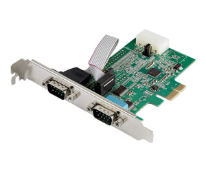 StarTech.com 2 Port Serielle PCI Express RS232 Adapter...
