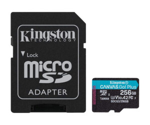 Kingston Flash memory card (Microsdxc-A-SD adapter included)
