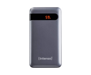 Intego PD20000 - Powerbank - 20,000 MAh - 3 A - PD, QC 3.0 - 2 Output connection points (USB, USB -C)