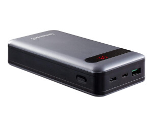 Intego PD20000 - Powerbank - 20,000 MAh - 3 A - PD, QC 3.0 - 2 Output connection points (USB, USB -C)
