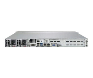 Supermicro SuperServer 5019C-WR - Server - Rack-Montage - 1U - 1-Weg - keine CPU - RAM 0 GB - SATA - Hot-Swap 8.9 cm (3.5")