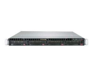 Supermicro SuperServer 5019C-WR - Server - Rack-Montage - 1U - 1-Weg - keine CPU - RAM 0 GB - SATA - Hot-Swap 8.9 cm (3.5")