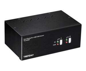 TRENDnet TK-240DP - KVM-/Audio-/USB-Switch - 2 x...
