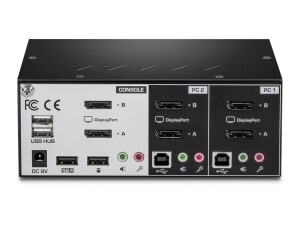 TRENDnet TK-240DP - KVM-/Audio-/USB-Switch - 2 x...