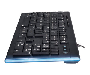 Hama "Anzano" - Tastatur - hinterleuchtet - USB