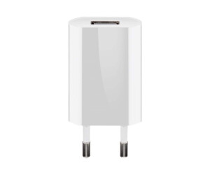 Goobay Netzteil - 5 Watt - 1 A (USB) - weiß
