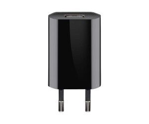 Wentronic goobay - Netzteil - 5 Watt - 1 A (USB) - Schwarz