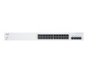 Cisco Business 220 Series CBS220-24T -4G - Switch - Smart - 24 x 10/100/1000 + 4 x Gigabit SFP (Uplink)