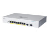 Cisco Business 220 Series CBS220-8T -E -2G - Switch - Smart - 8 x 10/100/1000 + 2 x Gigabit SFP (Uplink)