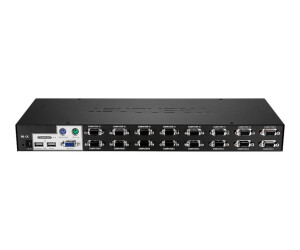 TRENDnet TK 1603R - KVM-/USB-Switch - 16 x KVM / USB