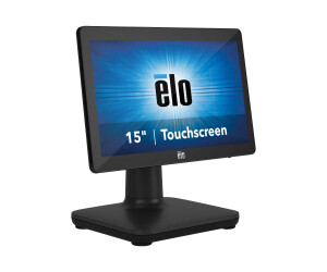 Elo Touch Solutions EloPOS System i5 - All-in-One (Komplettlösung) - 1 x Core i5 8500T / 2.1 GHz - vPro - RAM 8 GB - SSD 128 GB - UHD Graphics 630 - 1GbE - WLAN: 802.11a/b/g/n/ac, Bluetooth 5.0 - Win 10 IoT Enterprise LTSB 64-bit - Monitor: LED 39.6 cm (1