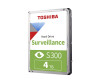 Toshiba S300 Surveillance - Festplatte - 4 TB - intern - 3.5" (8.9 cm)